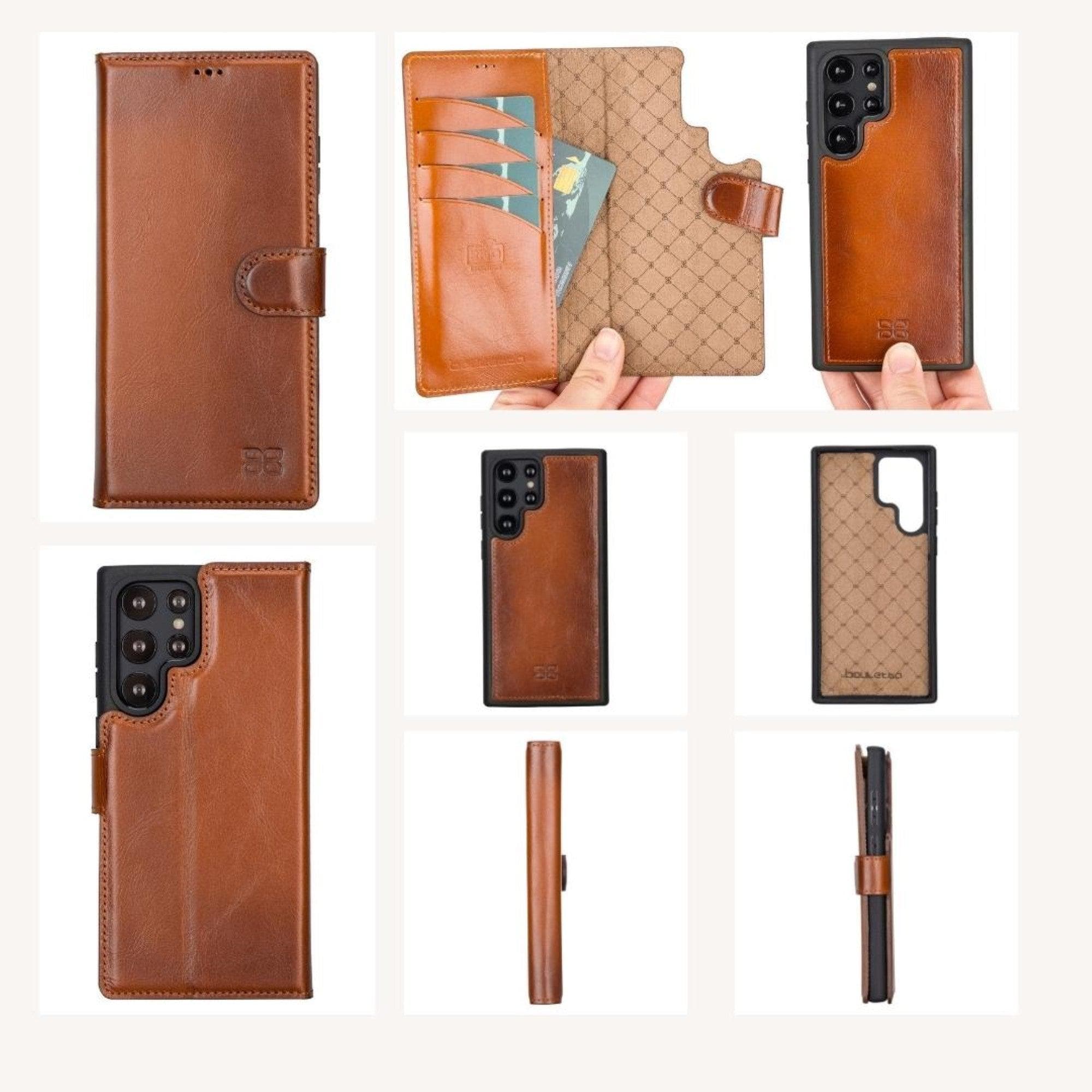 Samsung Galaxy S22 Series Leather Detachable Wallet Case - MW