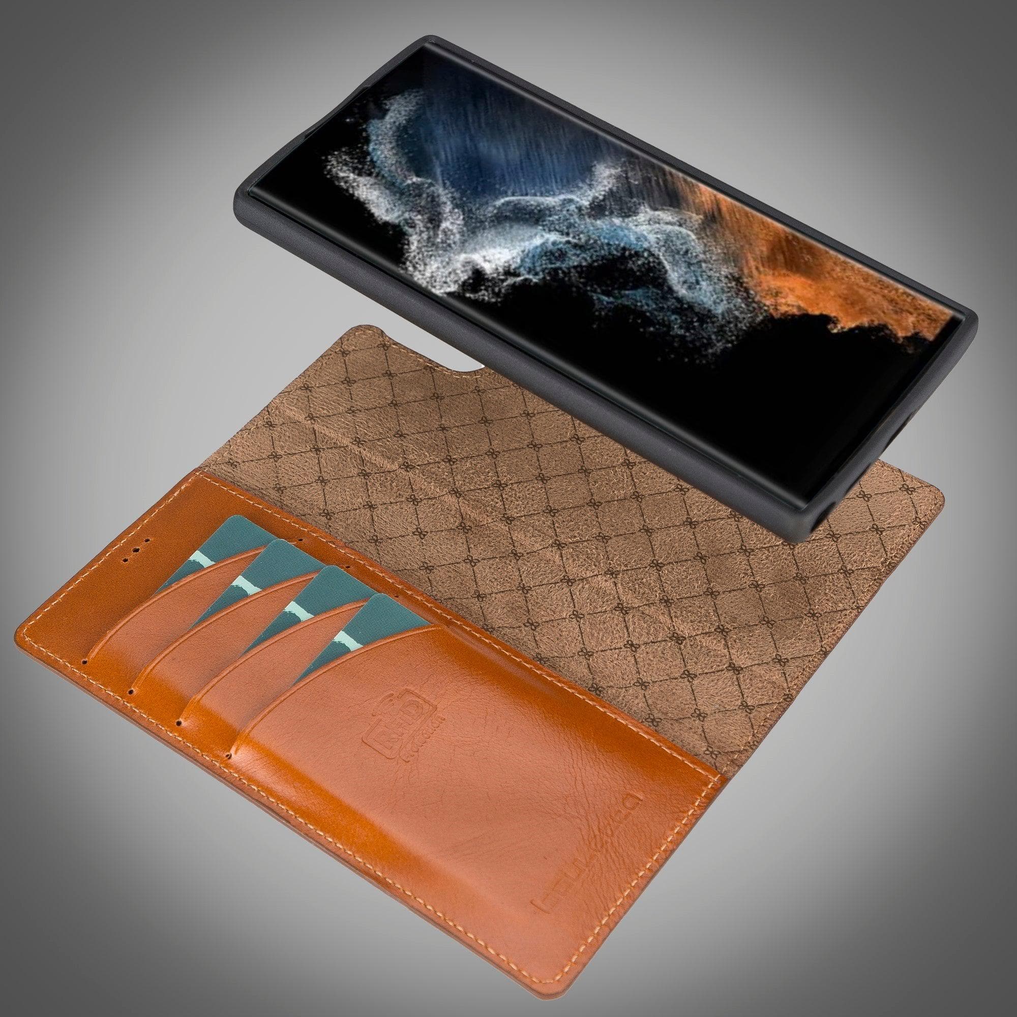 Samsung Galaxy S22 Series Leather Detachable Wallet Case - MW