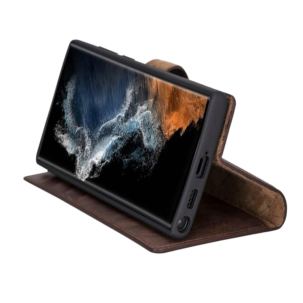 Samsung Galaxy S22 Series Leather Detachable Wallet Case - MW