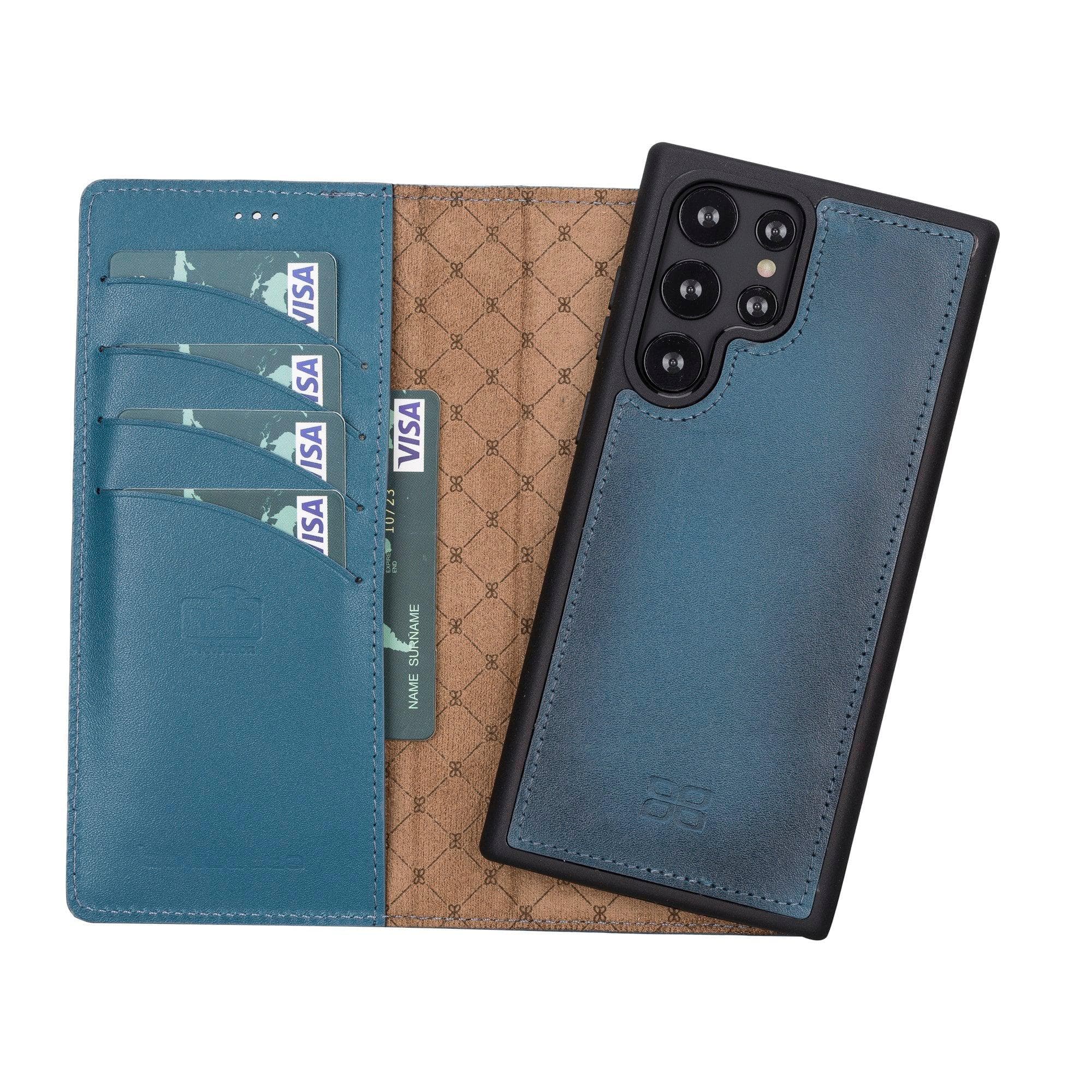 Samsung Galaxy S22 Series Leather Detachable Wallet Case - MW