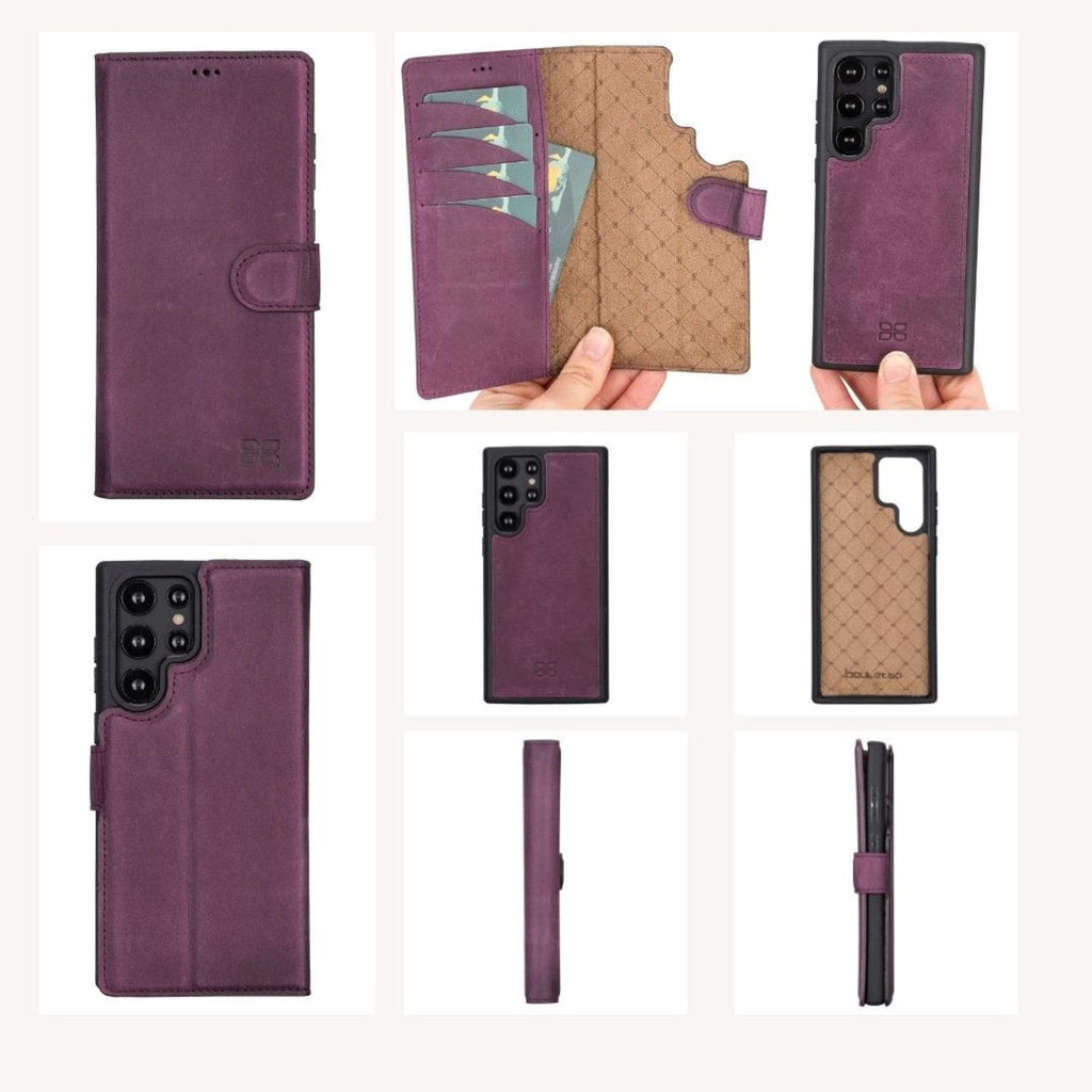 Samsung Galaxy S22 Series Leather Detachable Wallet Case - MW
