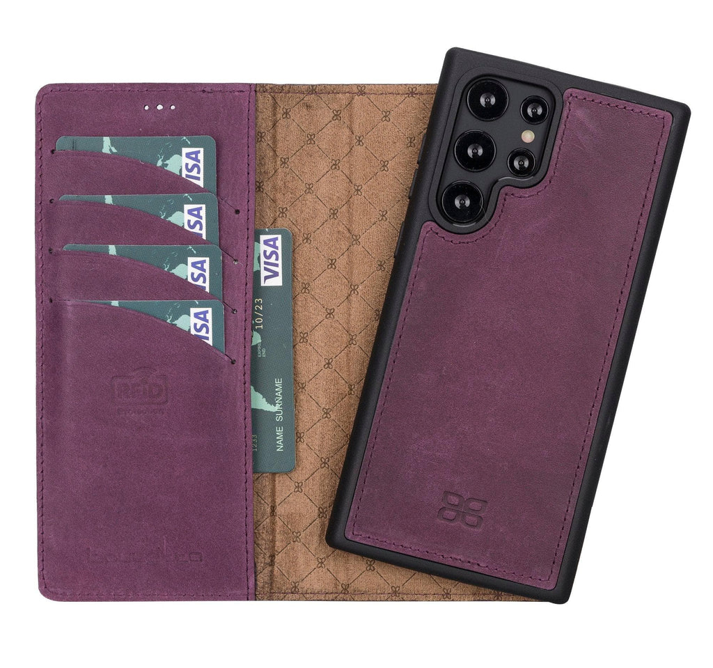 Samsung Galaxy S22 Series Leather Detachable Wallet Case - MW