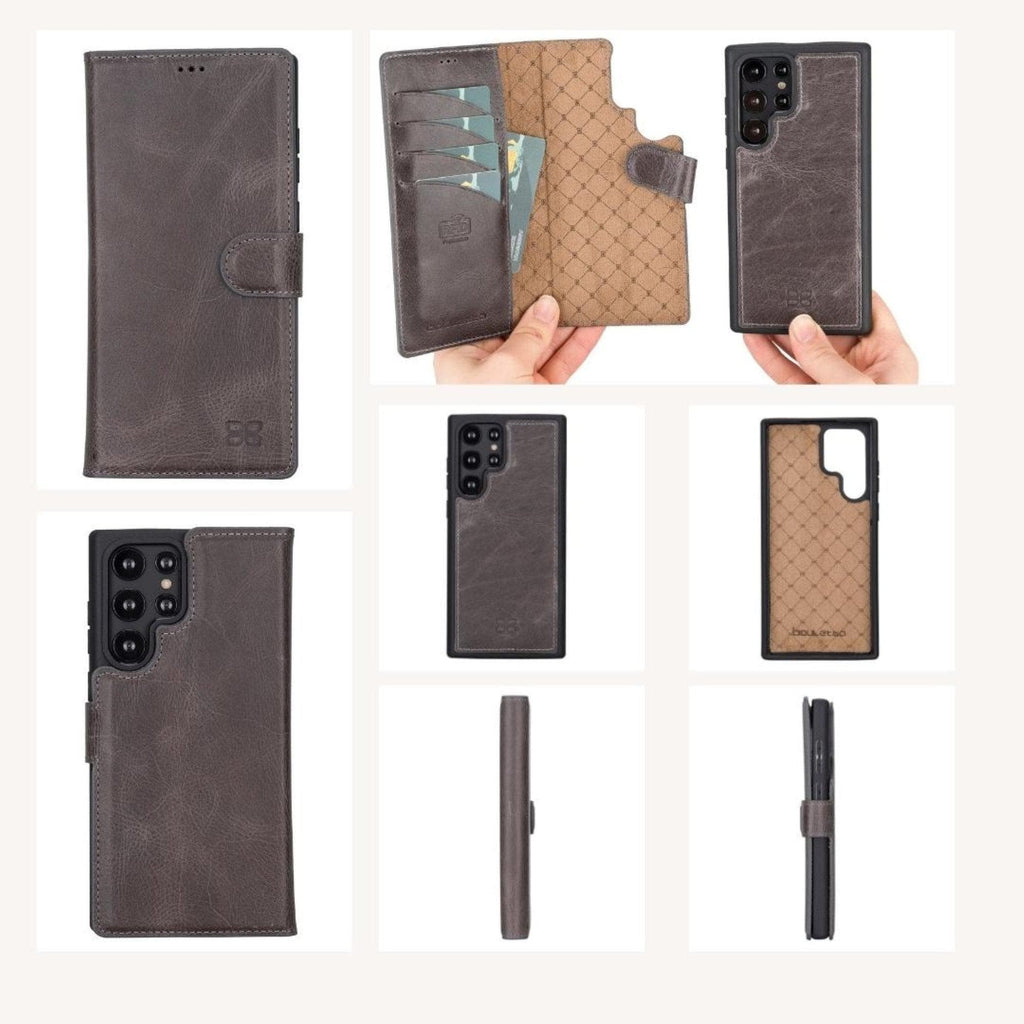 Samsung Galaxy S22 Series Leather Detachable Wallet Case - MW