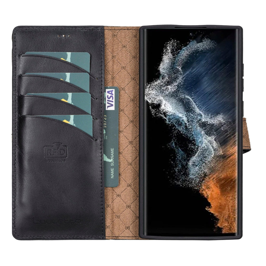 Samsung Galaxy S22 Series Leather Detachable Wallet Case - MW