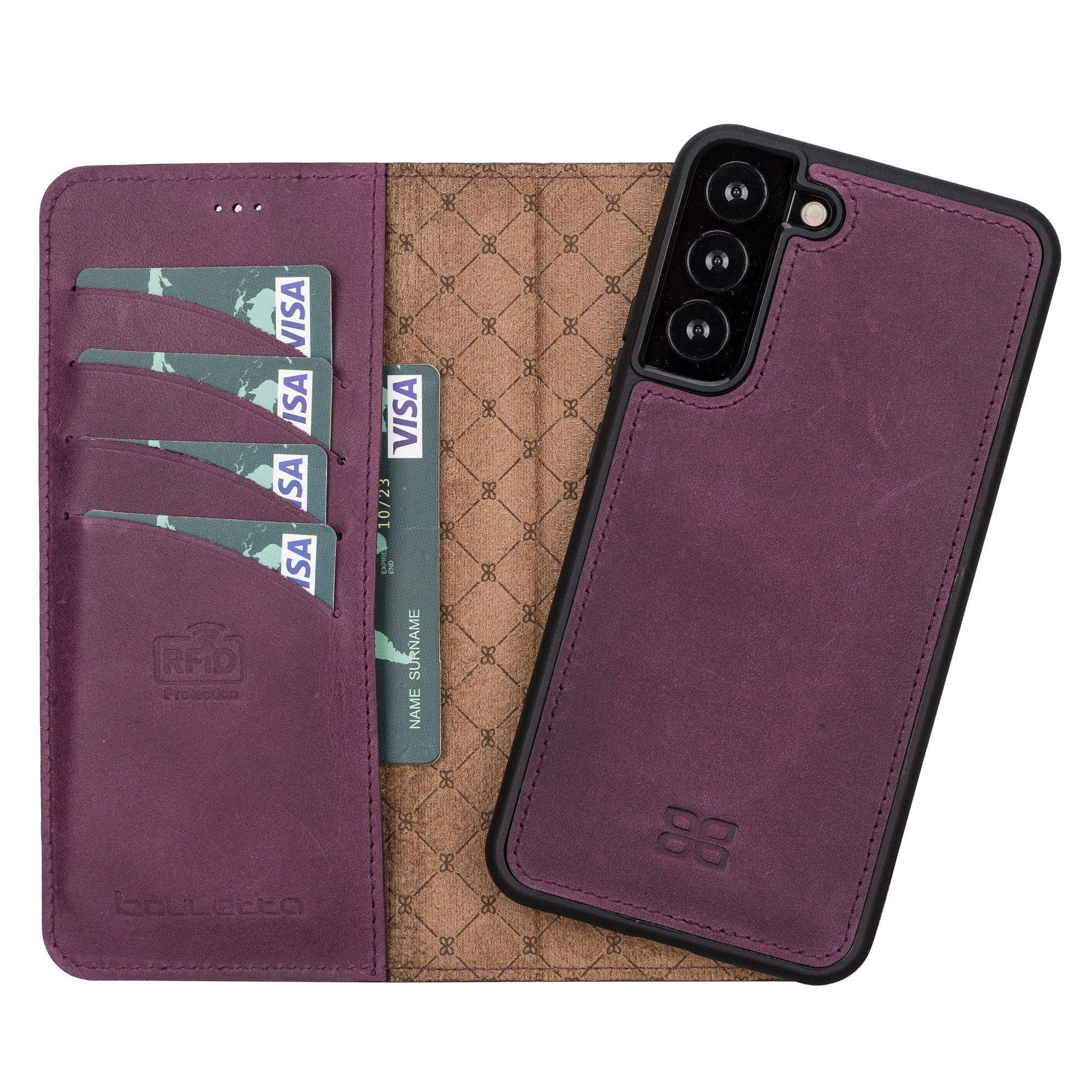 Samsung Galaxy S22 Series Leather Detachable Wallet Case - MW