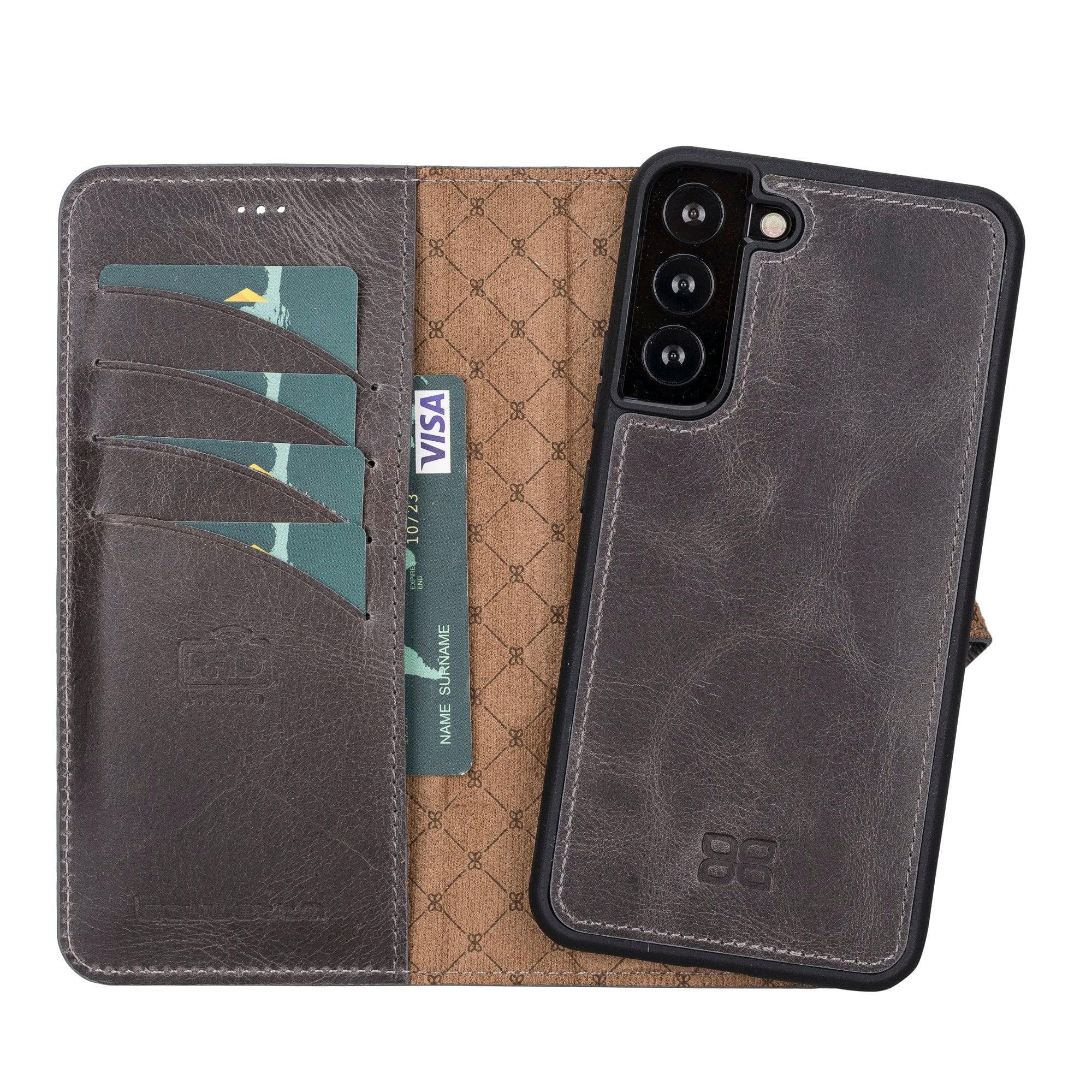 Samsung Galaxy S22 Series Leather Detachable Wallet Case - MW