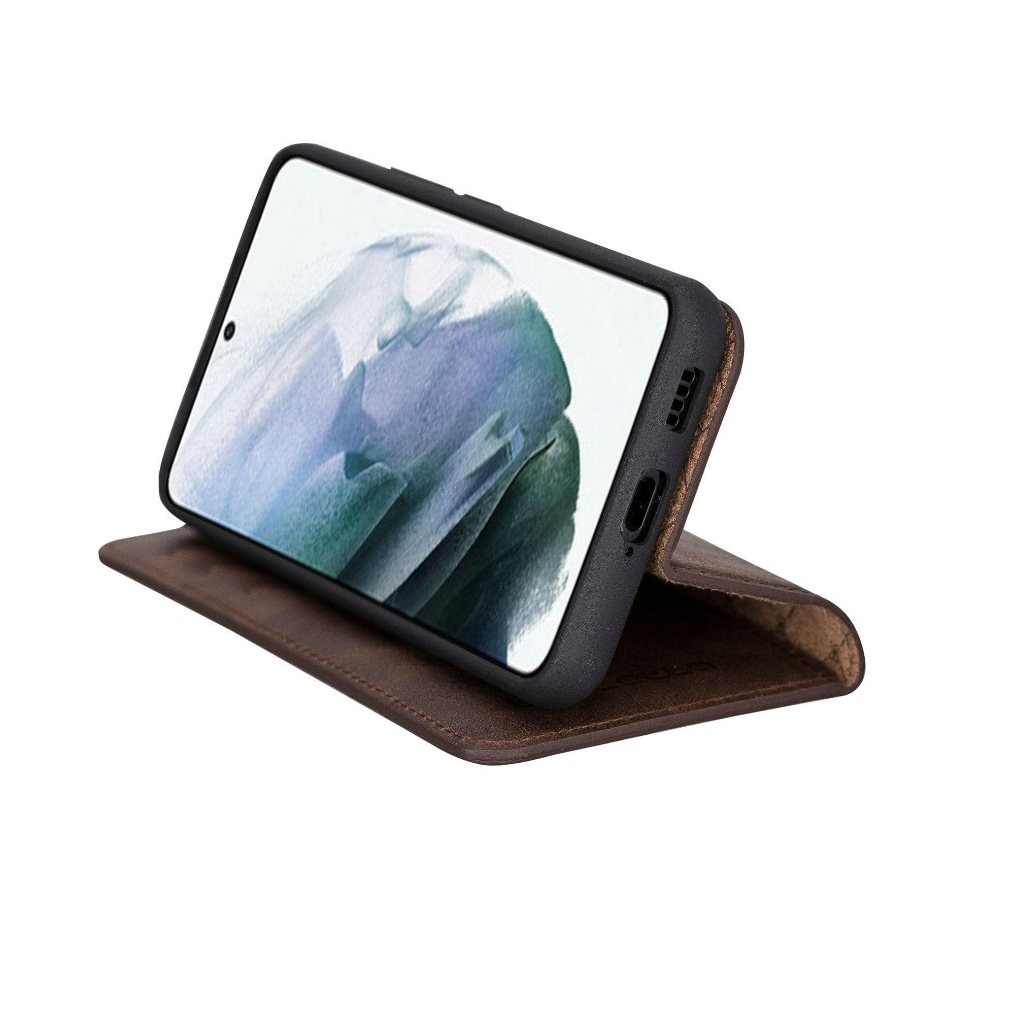 Samsung Galaxy S22 Series Leather Detachable Wallet Case - MW