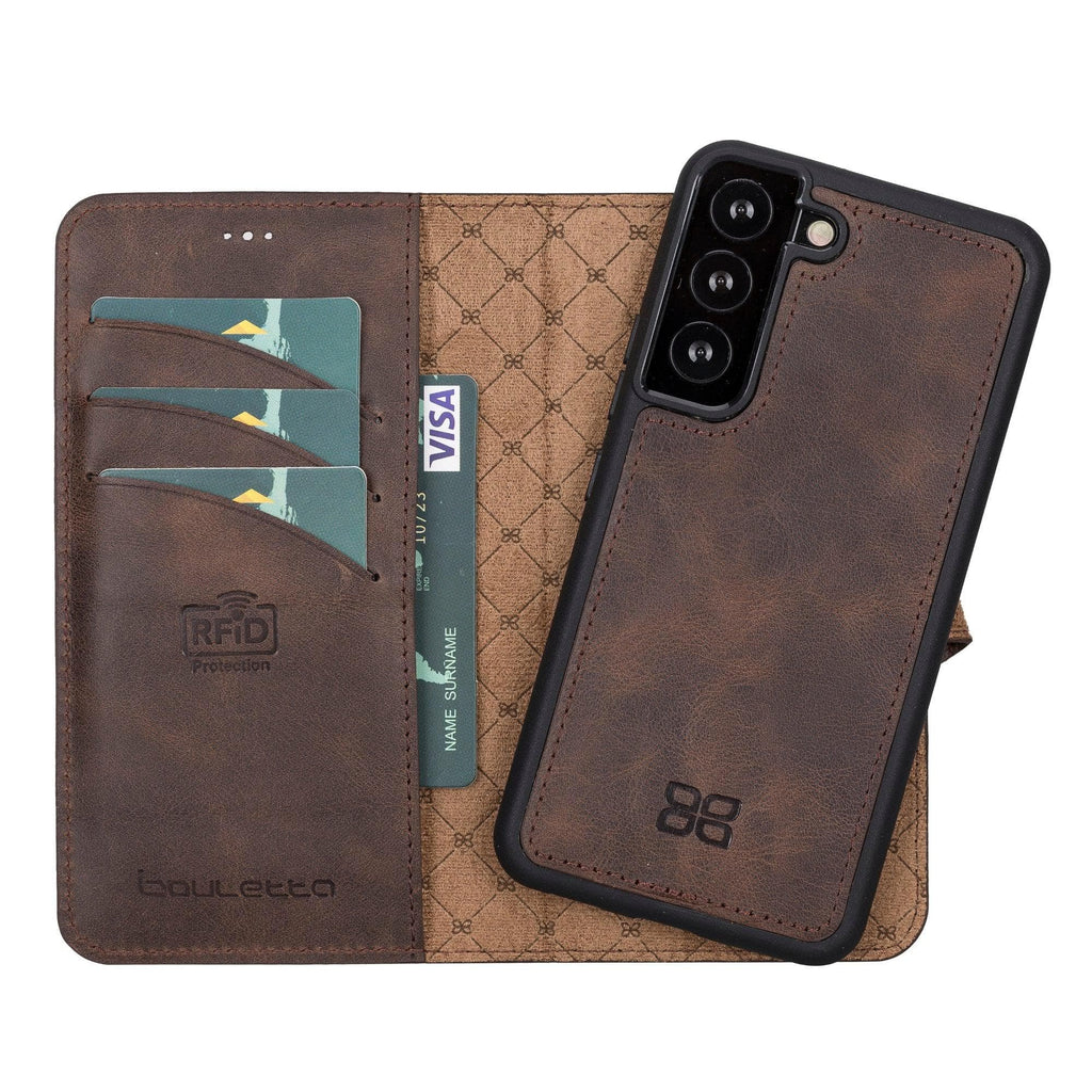 Samsung Galaxy S22 Series Leather Detachable Wallet Case - MW