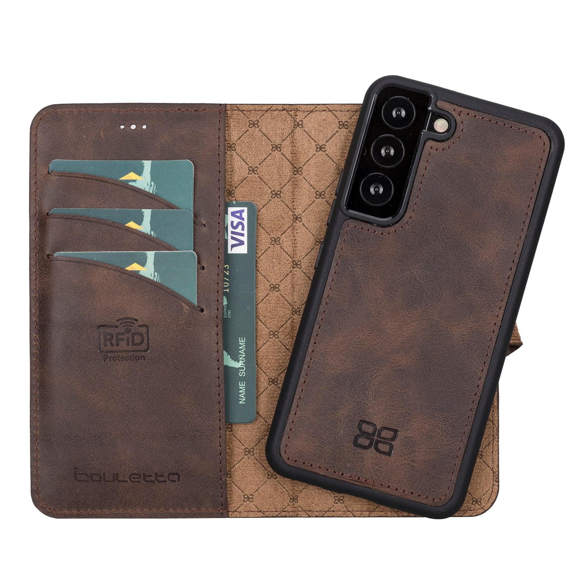 Samsung Galaxy S22 Series Leather Detachable Wallet Case - MW