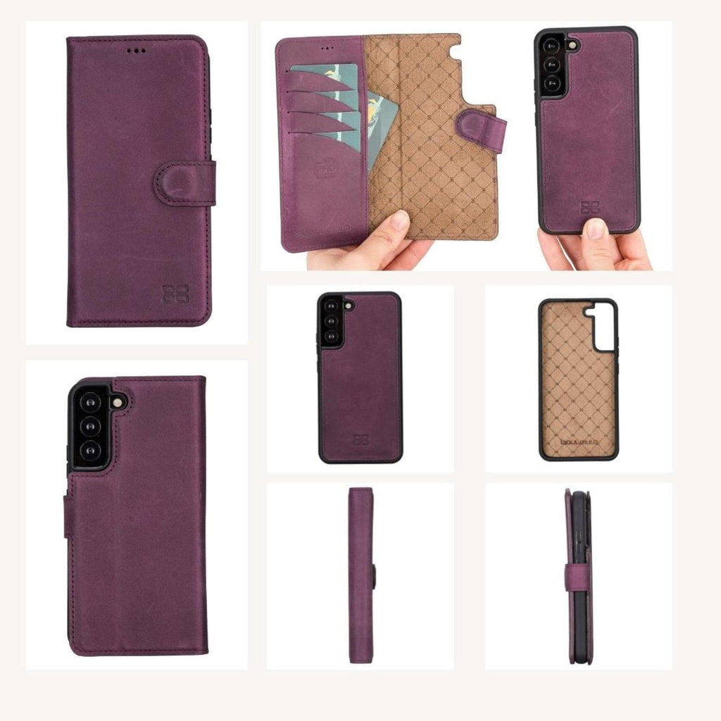 Samsung Galaxy S22 Series Leather Detachable Wallet Case - MW