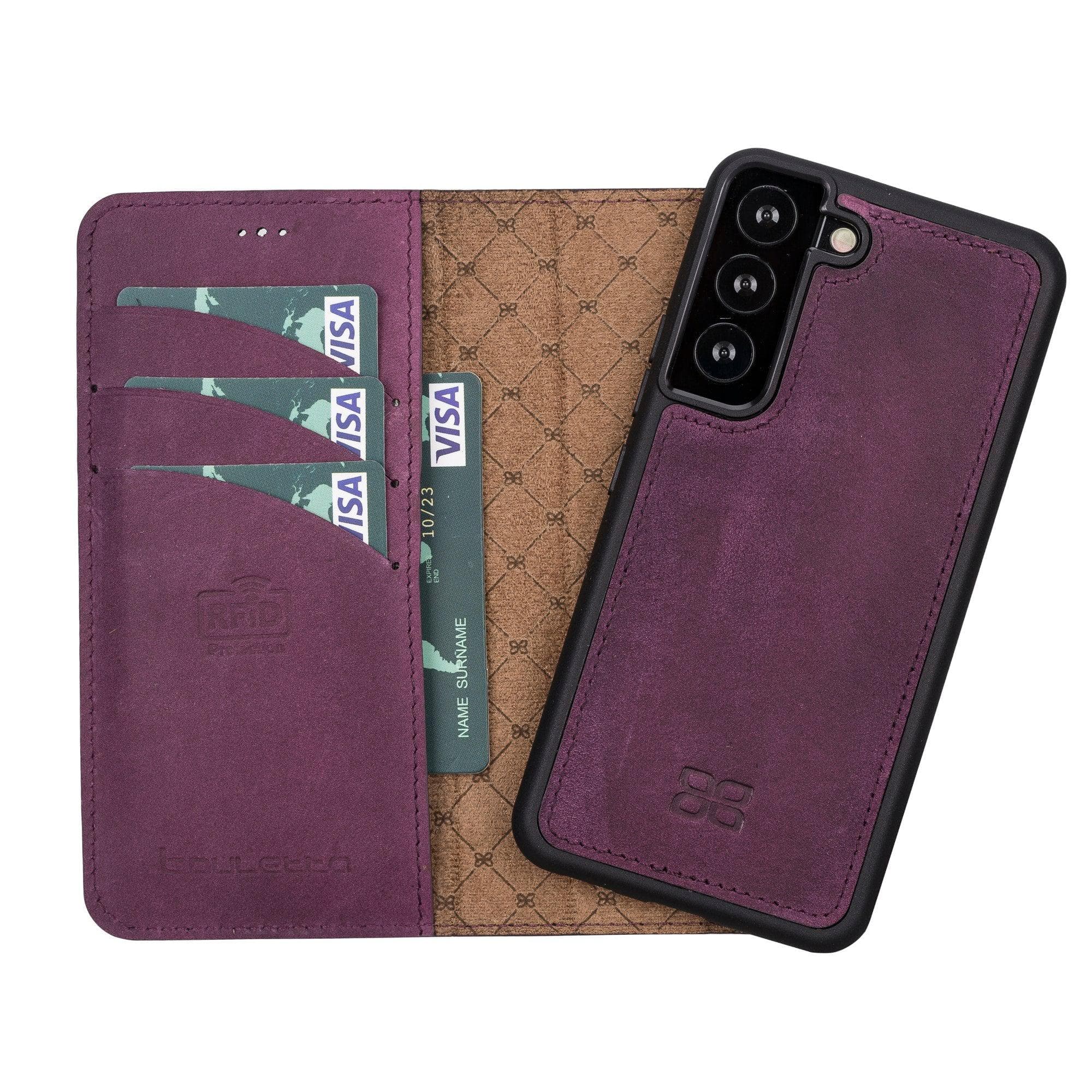 Samsung Galaxy S22 Series Leather Detachable Wallet Case - MW
