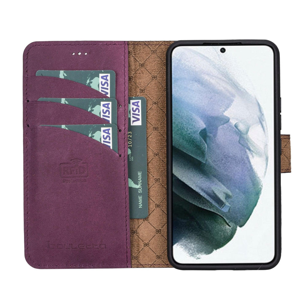 Samsung Galaxy S22 Series Leather Detachable Wallet Case - MW
