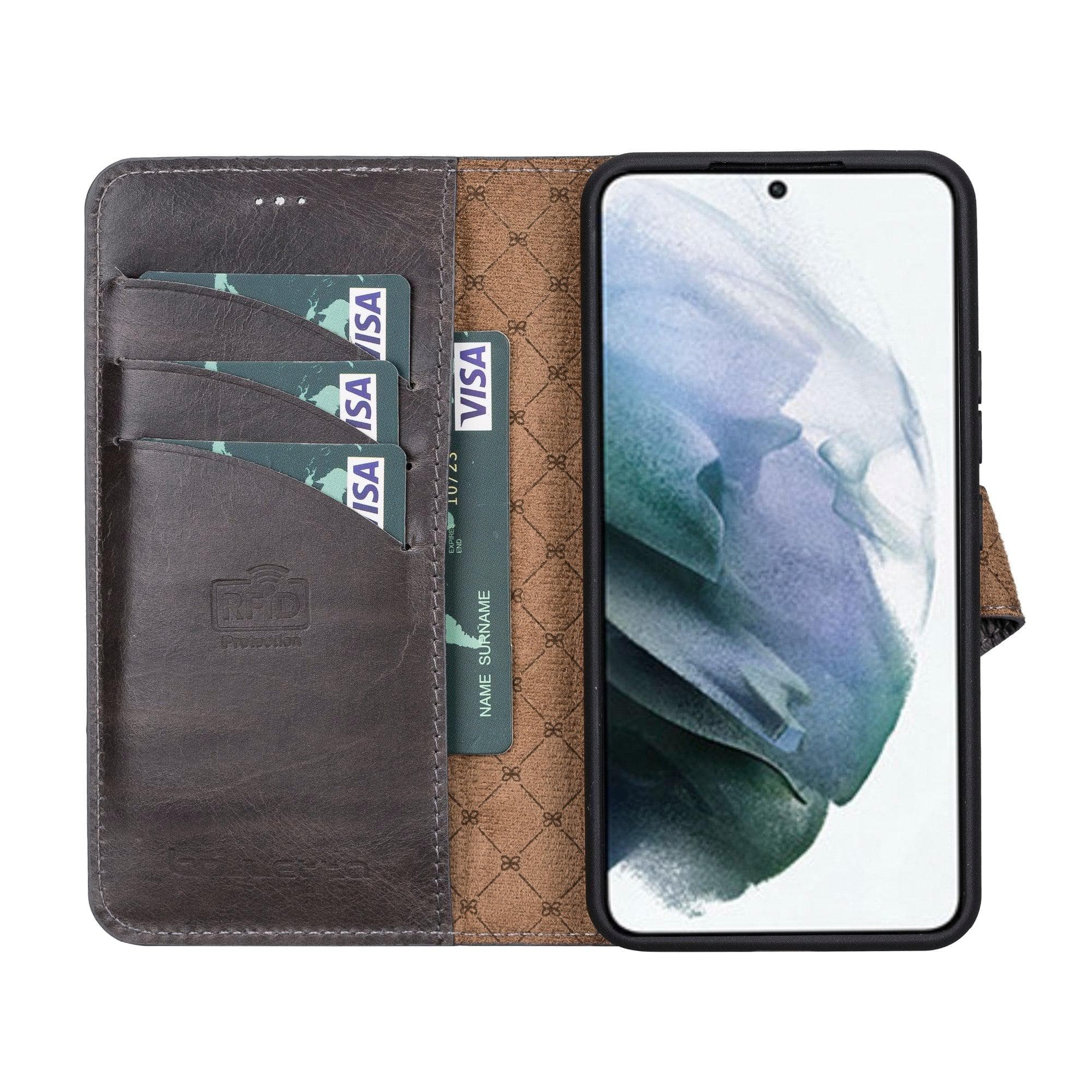 Samsung Galaxy S22 Series Leather Detachable Wallet Case - MW