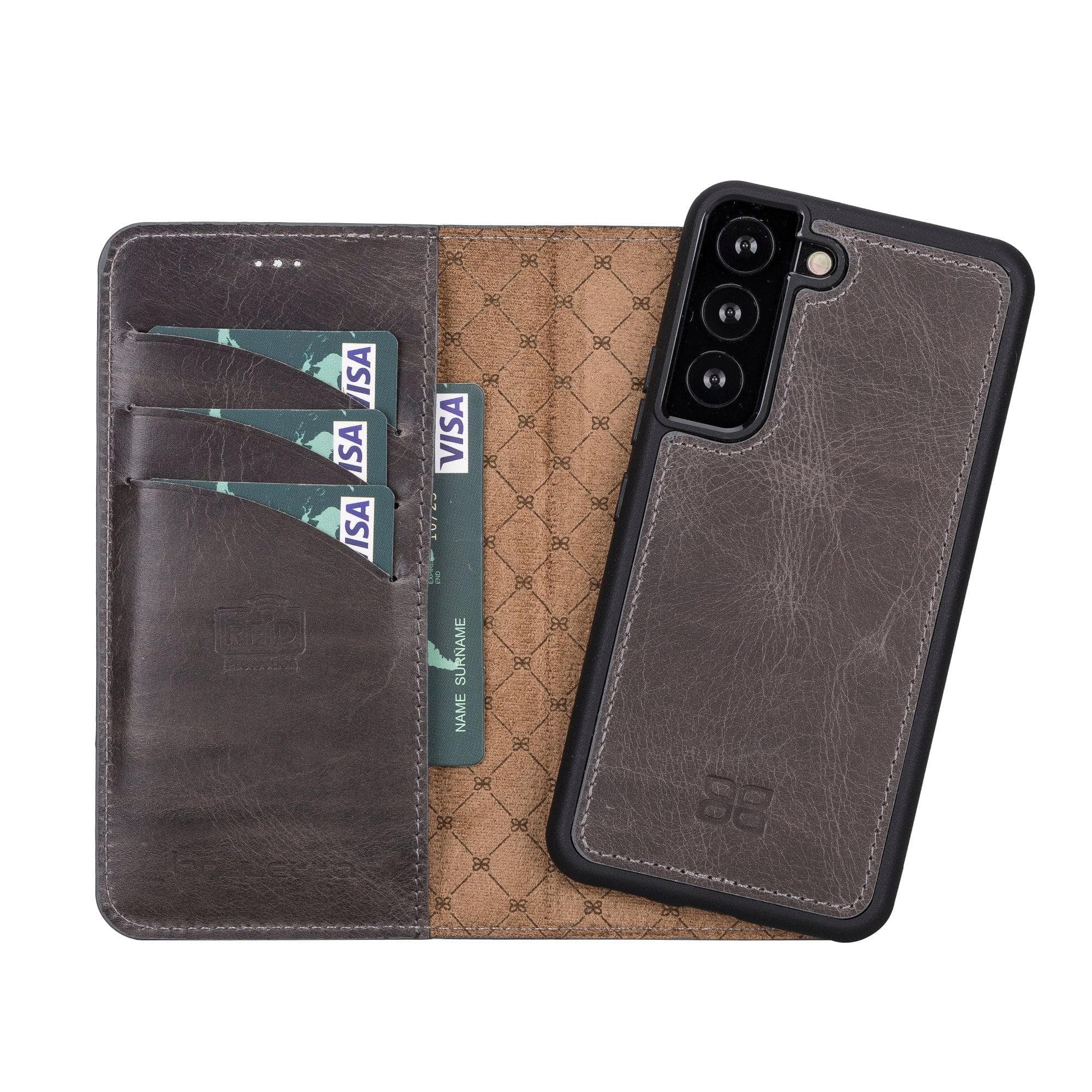 Samsung Galaxy S22 Series Leather Detachable Wallet Case - MW