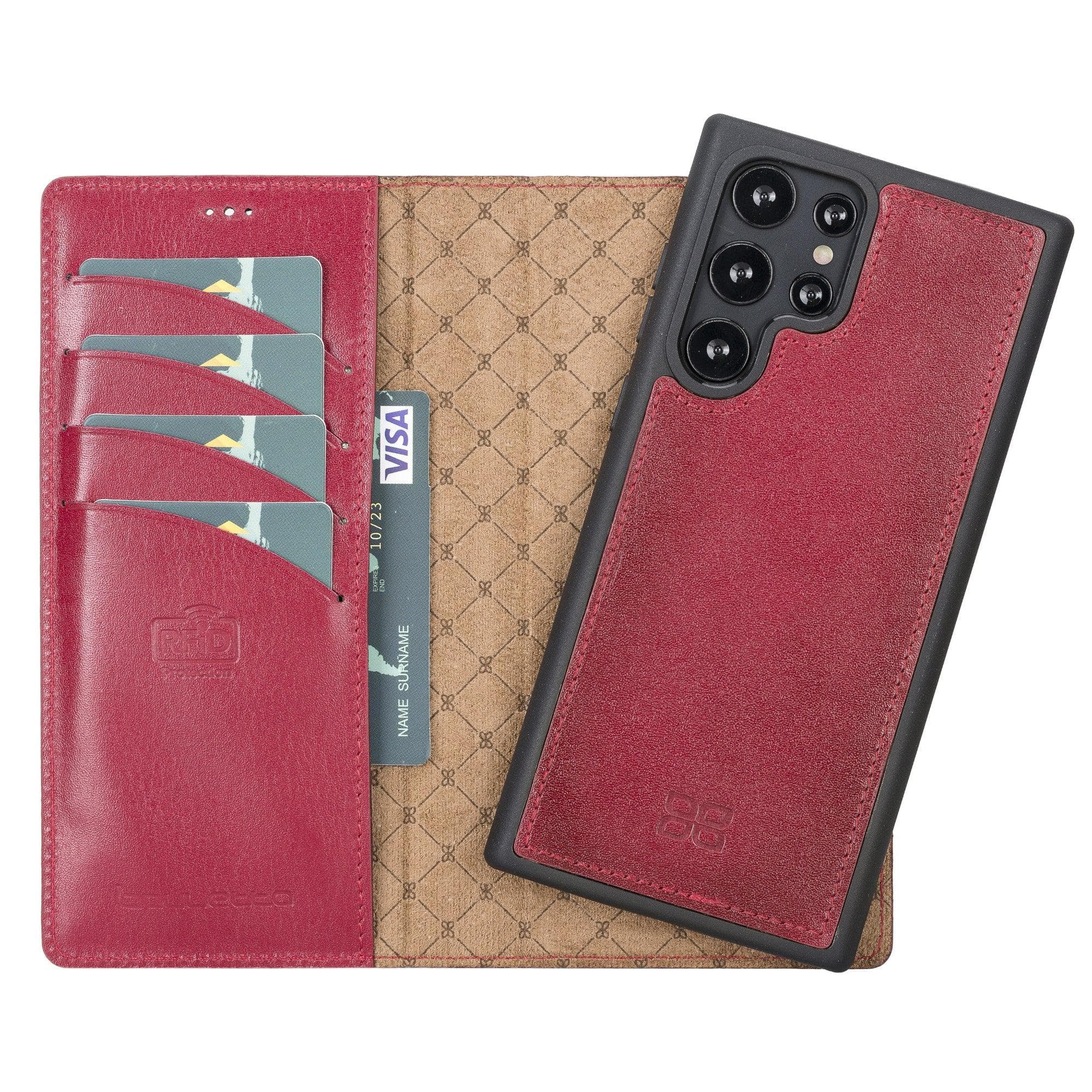 Samsung Galaxy S22 Series Leather Detachable Wallet Case - MW