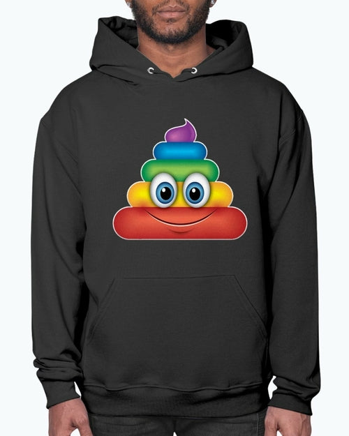 Rainbow Poop Emoji   - Hoodie