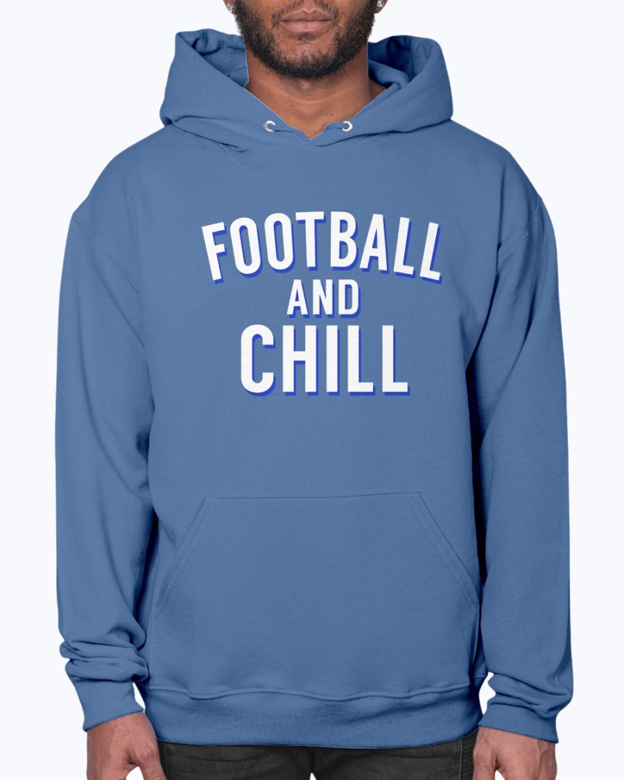 Football and Chill - Sports- Hoodie