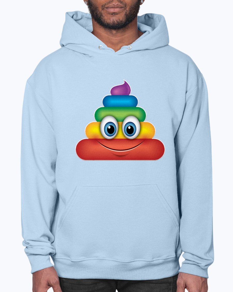 Rainbow Poop Emoji   - Hoodie