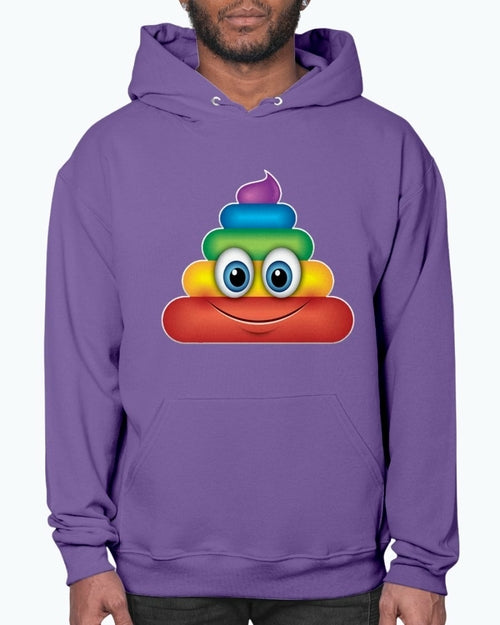 Rainbow Poop Emoji   - Hoodie