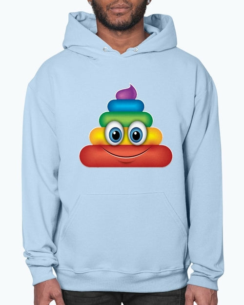 Rainbow Poop Emoji   - Hoodie
