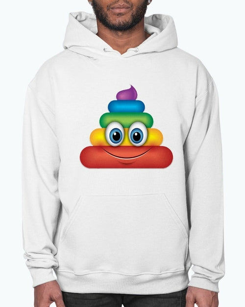 Rainbow Poop Emoji   - Hoodie