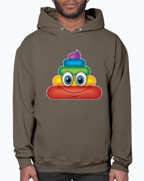Rainbow Poop Emoji   - Hoodie