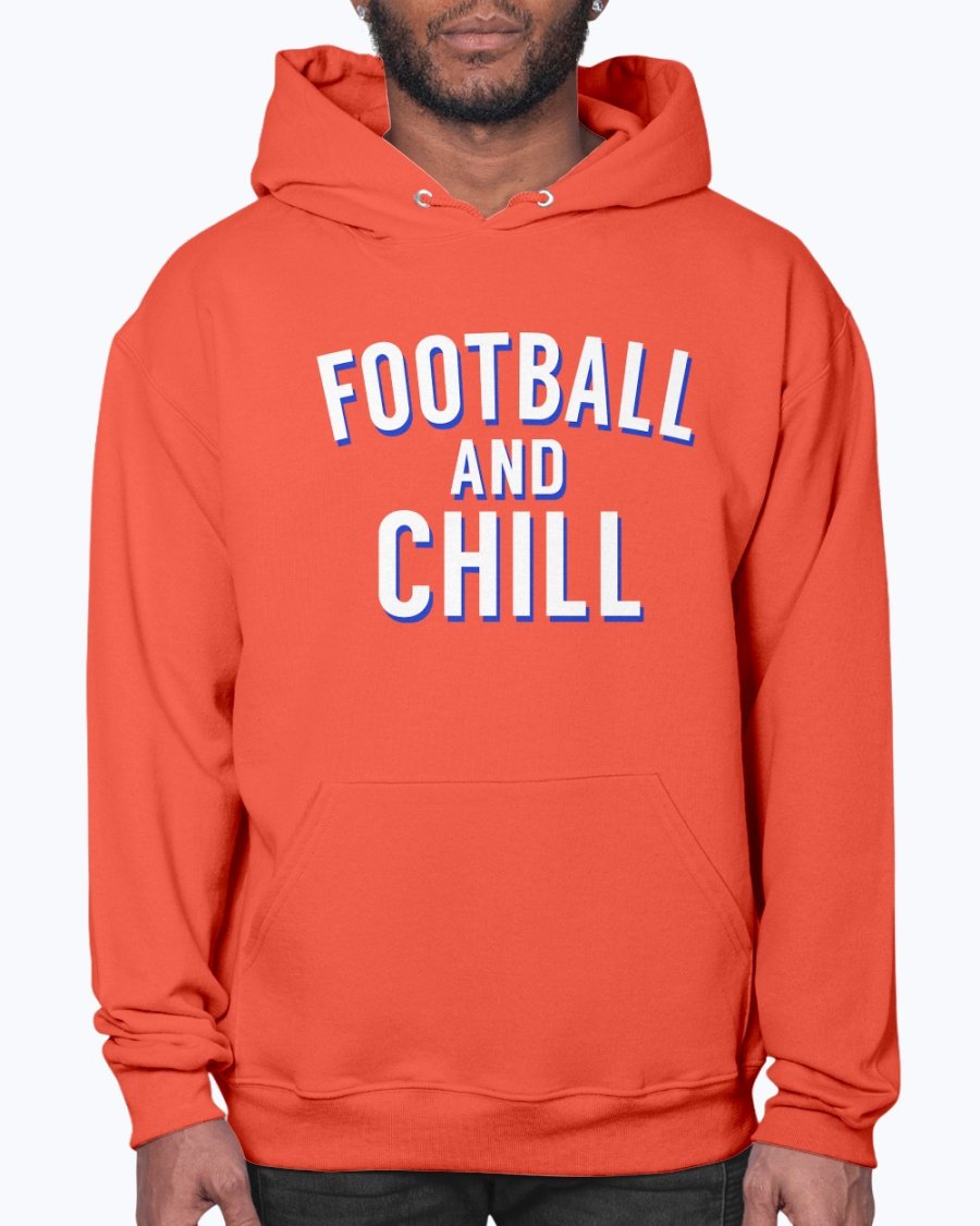 Football and Chill - Sports- Hoodie