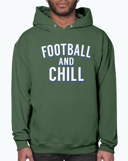 Football and Chill - Sports- Hoodie