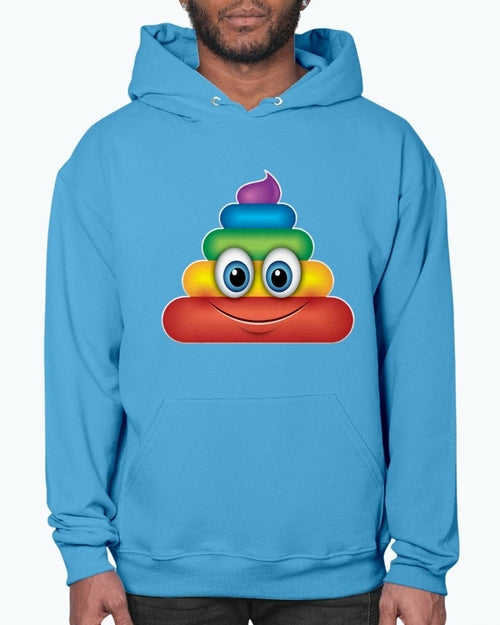 Rainbow Poop Emoji   - Hoodie