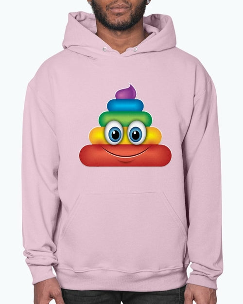 Rainbow Poop Emoji   - Hoodie