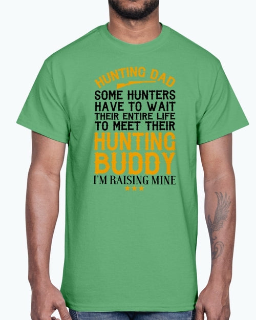 Hunting Dad, Hunting Buddy - Hobbies - Cotton Tee