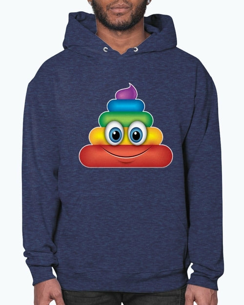 Rainbow Poop Emoji   - Hoodie