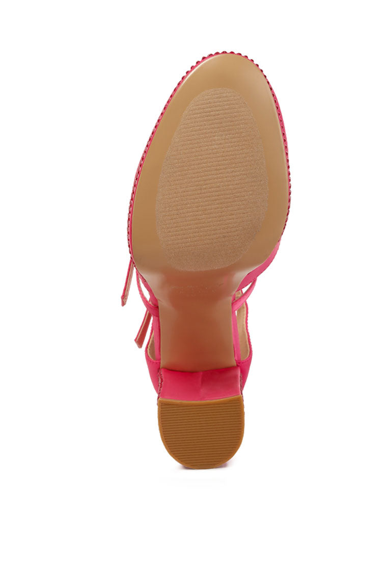 Shiver Rhinestones Embellished Platform Mary Jane Sandals